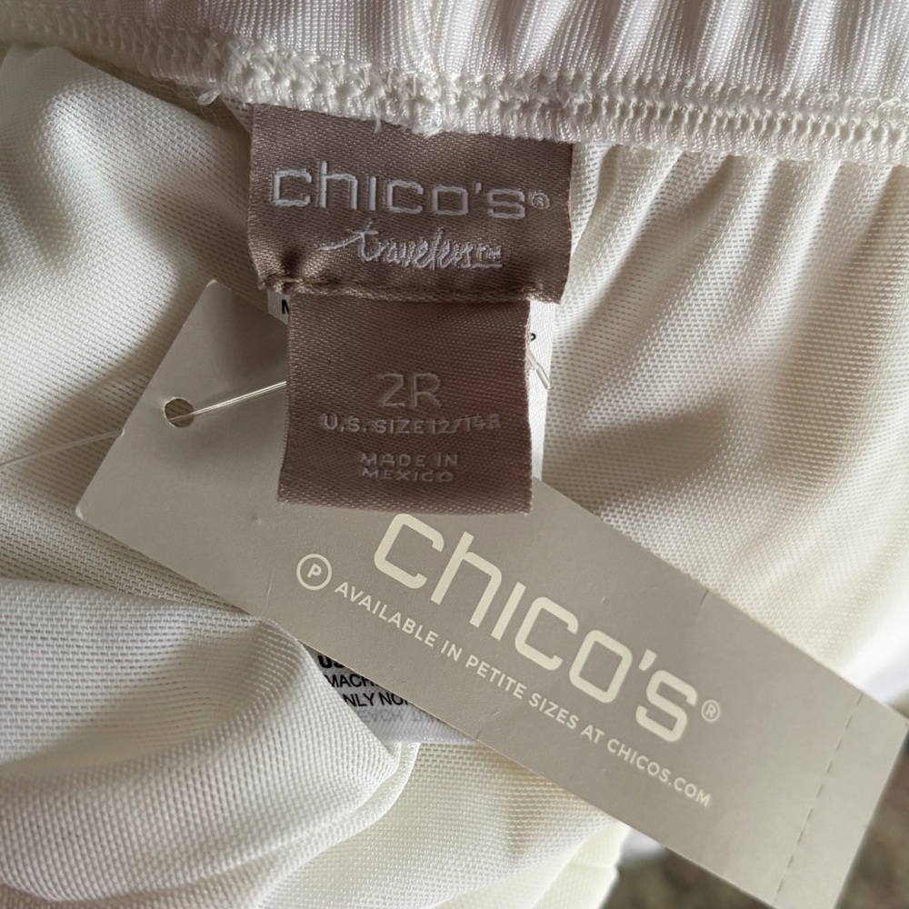 •Chico’s• NWT Travelers No-Tummy Fully Lined Pants - Size 12/14 - Picture 2 of 6